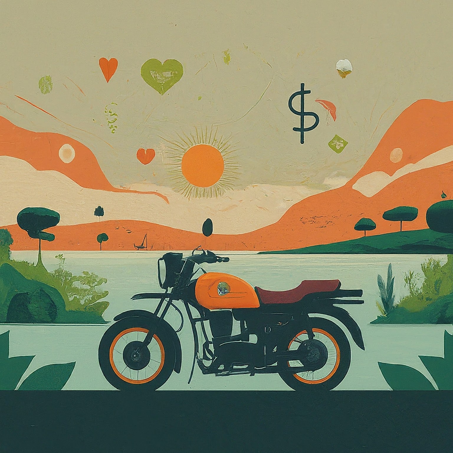 A bike illustration